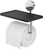 Geesa Opal toiletrolhouder met planchet, chroom