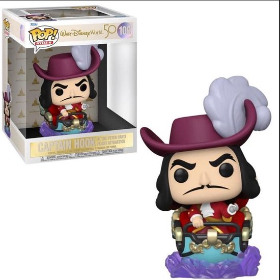 Funko Hook on Peter Pan Flight - Funko Pop! Ride Disney - Walt Disney World Figuur