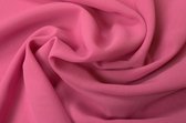 15 meter chiffon stof - Roze - 100% polyester
