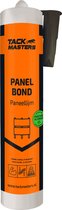 Tackmasters - Panel Bond ZWART - 290ml Koker - Kit - Lijm - Lijmkit - Paneellijm - Plaat- en Paneelverlijming - Constructielijm - Trespakit - Gevelplaatverlijming - MS Polymeer - Kitpistool - Kitspuit