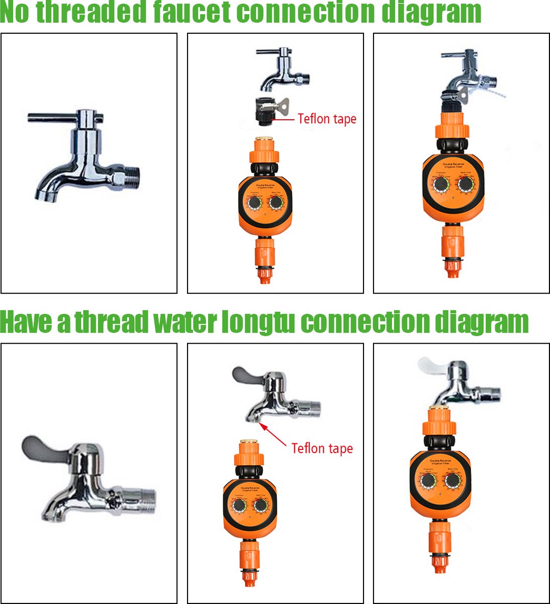 VONROC Watertimer - Mechanisch (geen batterijen nodig