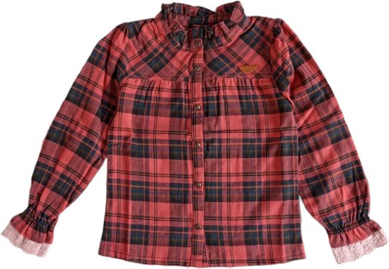 Arshiner Meisjes blouses geruit kinderen herfst winter