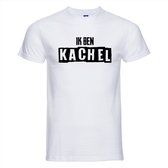 Ik ben Kachel T-shirt | Grappige tekst | T-shirt tekst | Fun Shirt | Tshirt | Wit Shirt | M