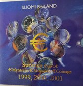 euromunt set 1999, 2000, 2001 finland bu