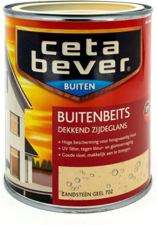 Cetabever Buitenbeits - 0,75 liter - Zandsteengeel | bol.com