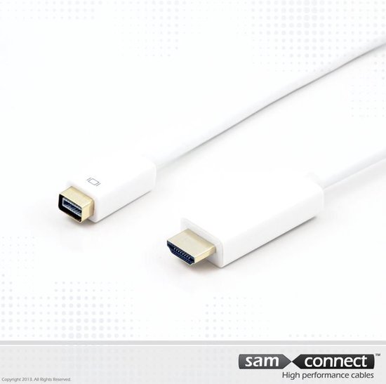 Mini DVI naar HDMI kabel, 1m, m/m | Signaalkabel | sam connect kabel
