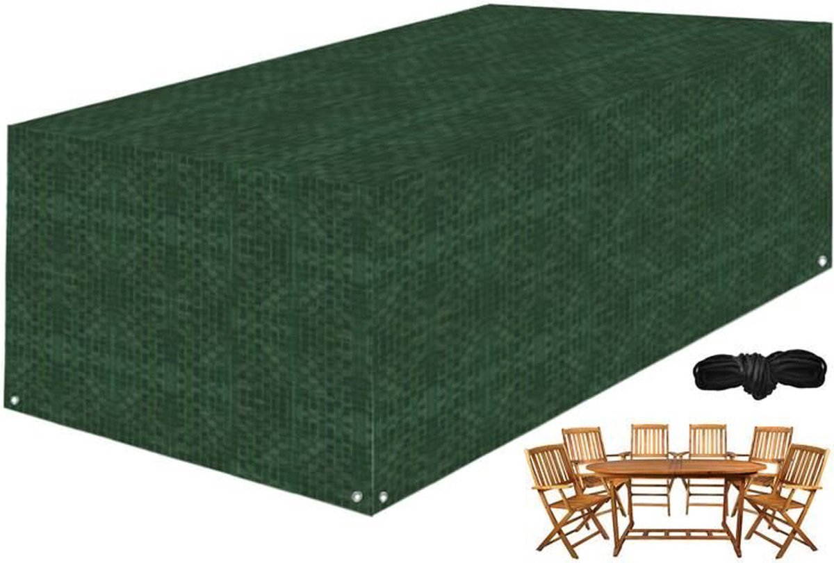 Afdekhoes - afdekzuil - beschermhoes voor tuinset - Tuinstoelen - Tuintafel - beschermen - 240x180 cm