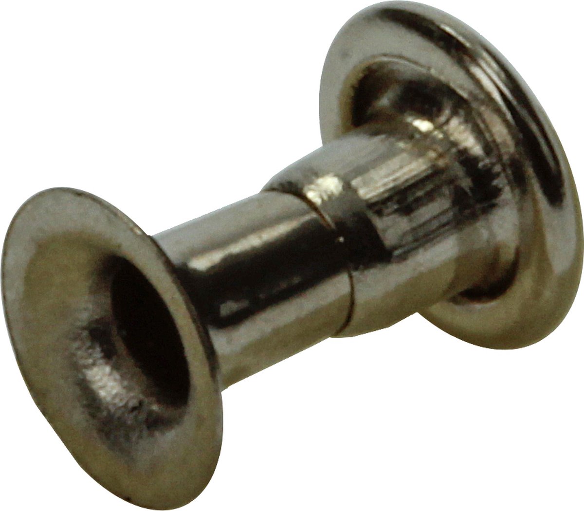 Mack Messing Vernikkelde Klinknagels 12 stuks 2,7 x 6,5 mm