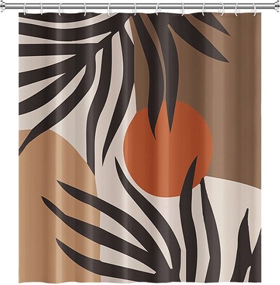 Douchegordijn Esmee 150x180 cm met ringen