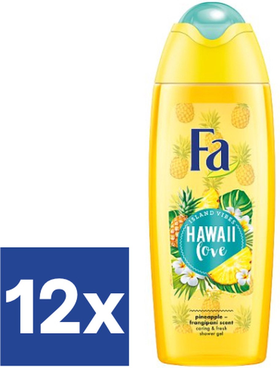 Fa Douchegel Hawai Love (Voordeelverpakking) - 12 x 250 ml