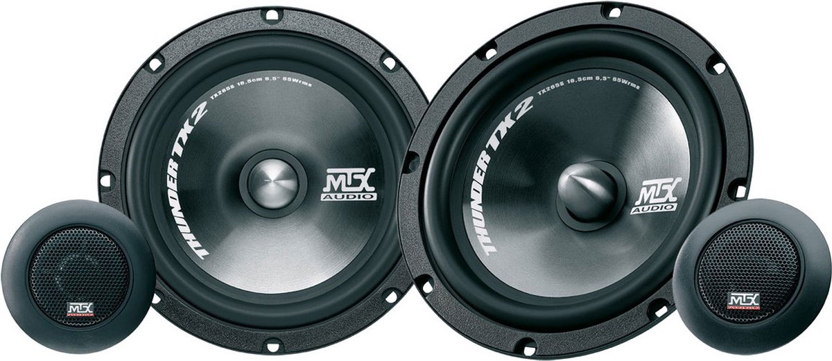 MTX Audio TX265S 16,5cm 2-weg component luidspreker - 260 Watt