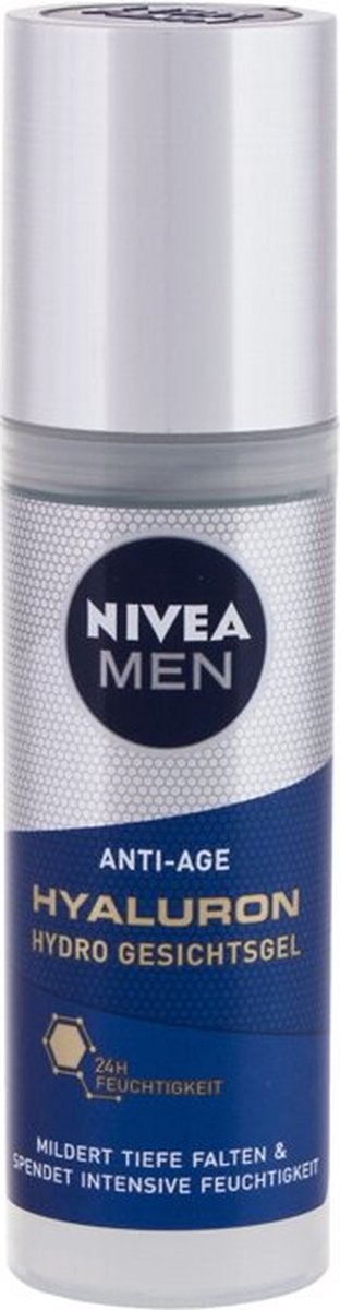 Goedkoopste Nivea Men Hyaluron Anti-age Hydro Gel Visage Refreshing Skin Gel 50 Ml