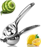 Bol.com Citruspers - RVS Citroenpers - Limoenpers - Sinaasappel juicer - Handmatige Fruitpers aanbieding