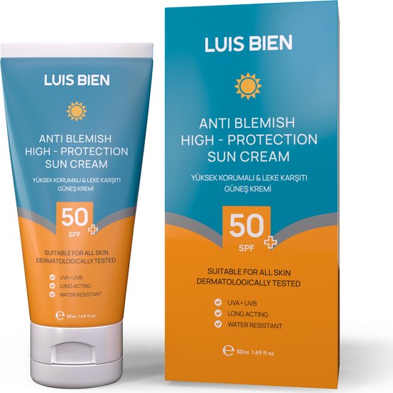 Luis Bien Zonnecrème SPF 50 - Effectieve bescherming tegen schadelijke UV-stralen - Factor 50