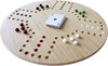 Afbeelding van het spelletje Keezbord voor 4 spelers van bamboe 10mm