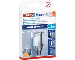 Tesa Powerstrips large waterproof klusbenodigdheden - Klusbenodigdheden - Huishouden - Plakstrips/powerstrips - Dubbelzijdig - Zelfklevend - Tape/strips/plakkers