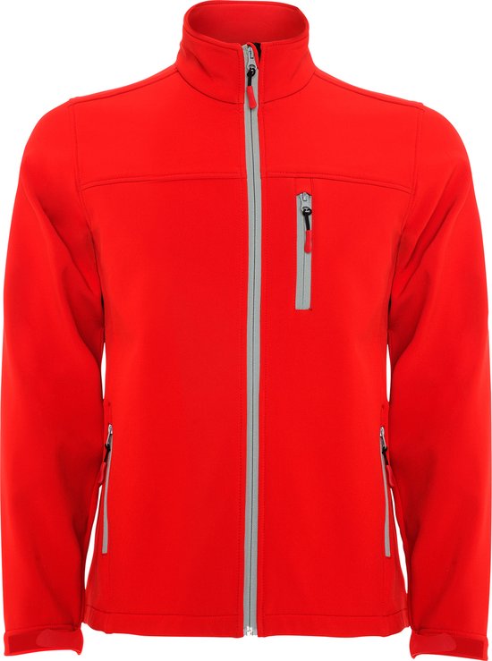 Soft shell jas Rood Antartida merk Roly maat L