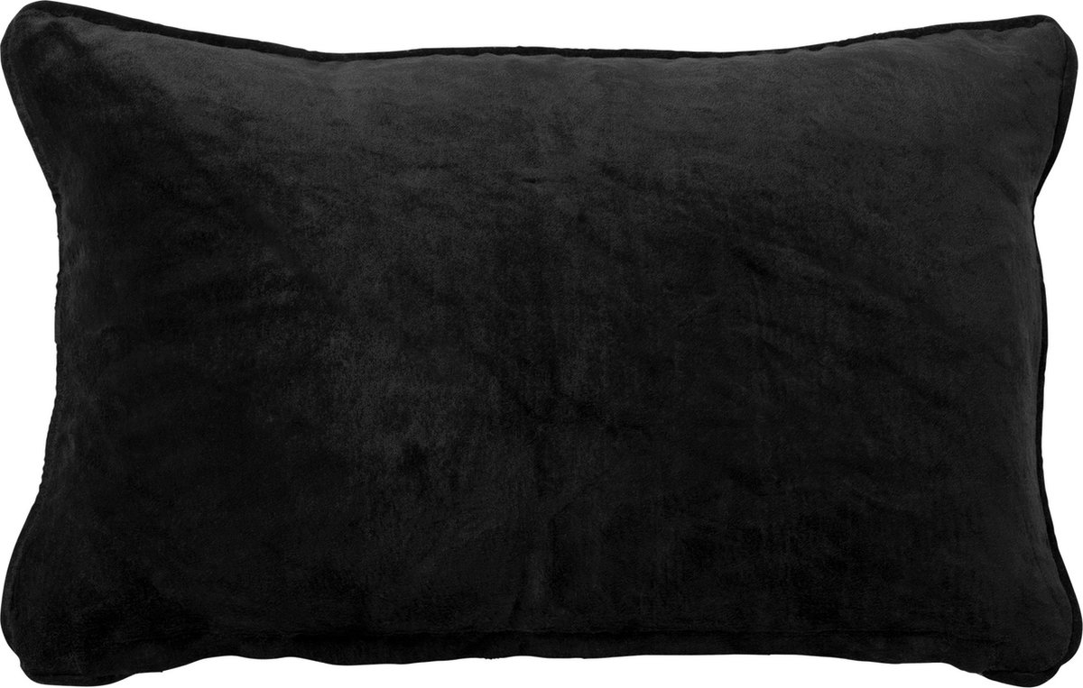 Hoii CHLOE | sierkussen 30x50 cm | Raven | zwart | Hoii | met duurzame kussenvulling