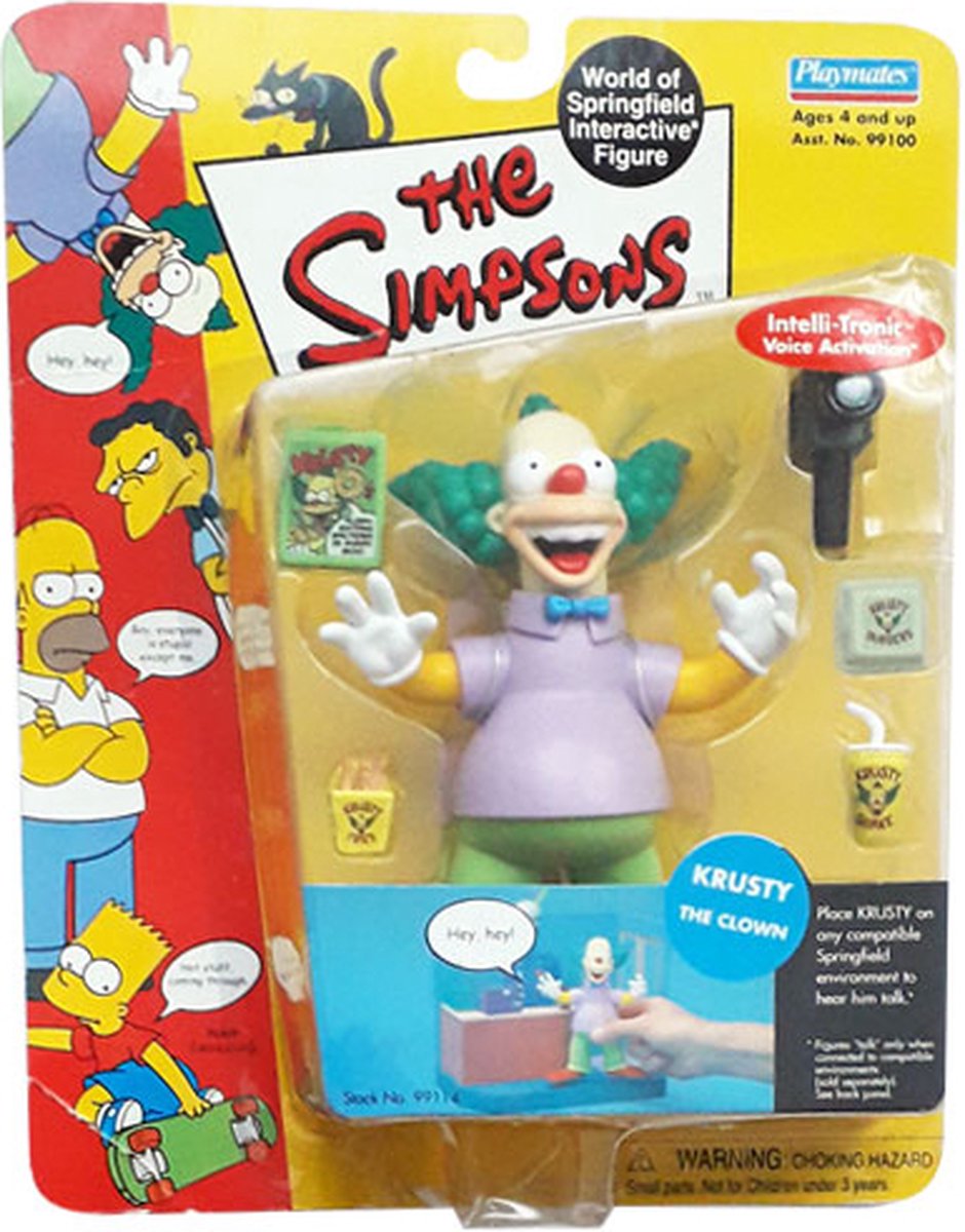 Playmates Toys Krusty The Clown The Simpsons Actiefiguur