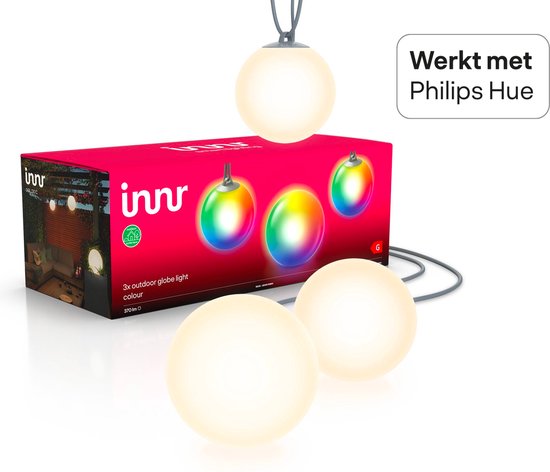 Blanco Centrum Geheugen Innr slimme buitenverlichting bol color - werkt met Philips Hue* - 16  miljoen kleuren... | bol.com