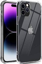 Coque iPhone 14 Pro Max - Coque arrière en Siliconen antichoc transparente