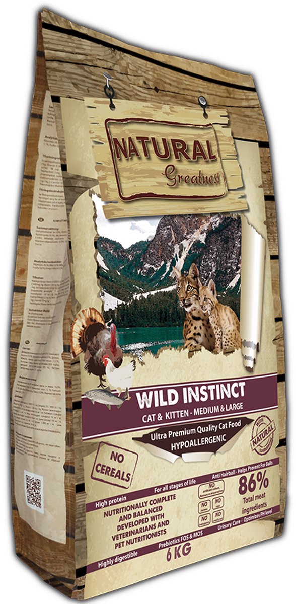 Natural Greatness - Wild Instinct Kattenvoer