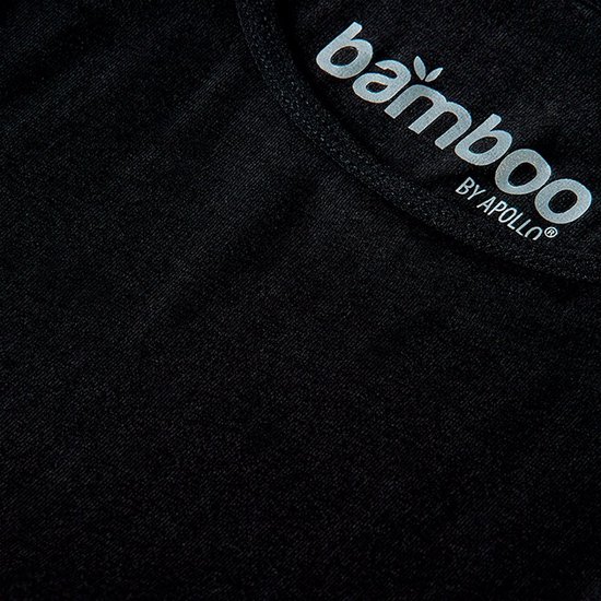 Bamboo - Hemden Heren - Onderhemd Heren - 2-pack - Zwart - XL - Tanktop Heren - Singlet Heren - Bamboe - Apollo — afbeelding 3