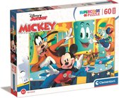 Clementoni Mickey Mouse - MAXI Puzzle 60 Pièces 1 Pièce
