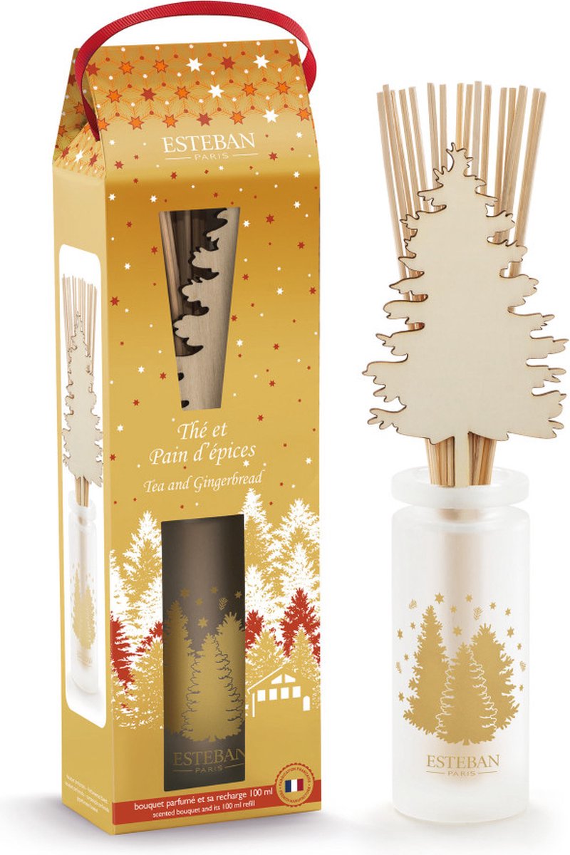 Diffuseur de parfum Gingerbread- batonnets parfumés maison