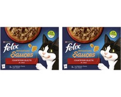2x Felix - Sensations Countryside Selectie in Saus - Kattenvoer - 12x85g