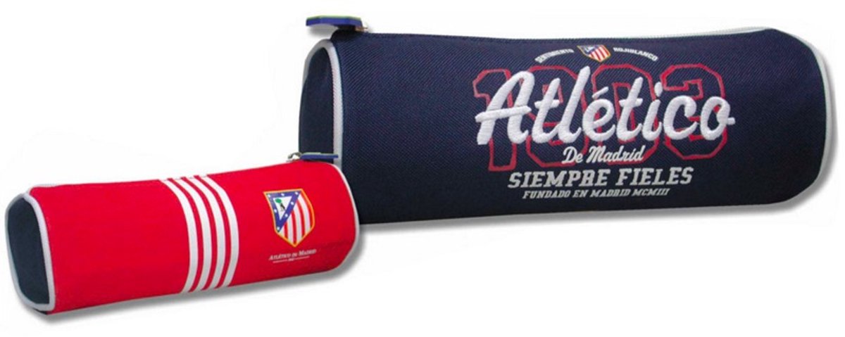 Estuche Atletico De Madrid Cilindrico Surtido