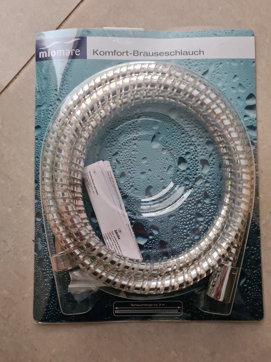 Miomare Comfort doucheslang Zilver