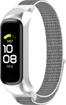 Nylon Smartwatch bandje - Geschikt voor Samsung Galaxy Fit 2 nylon bandje - zeeschelp - Strap-it Horlogeband / Polsband / Armband