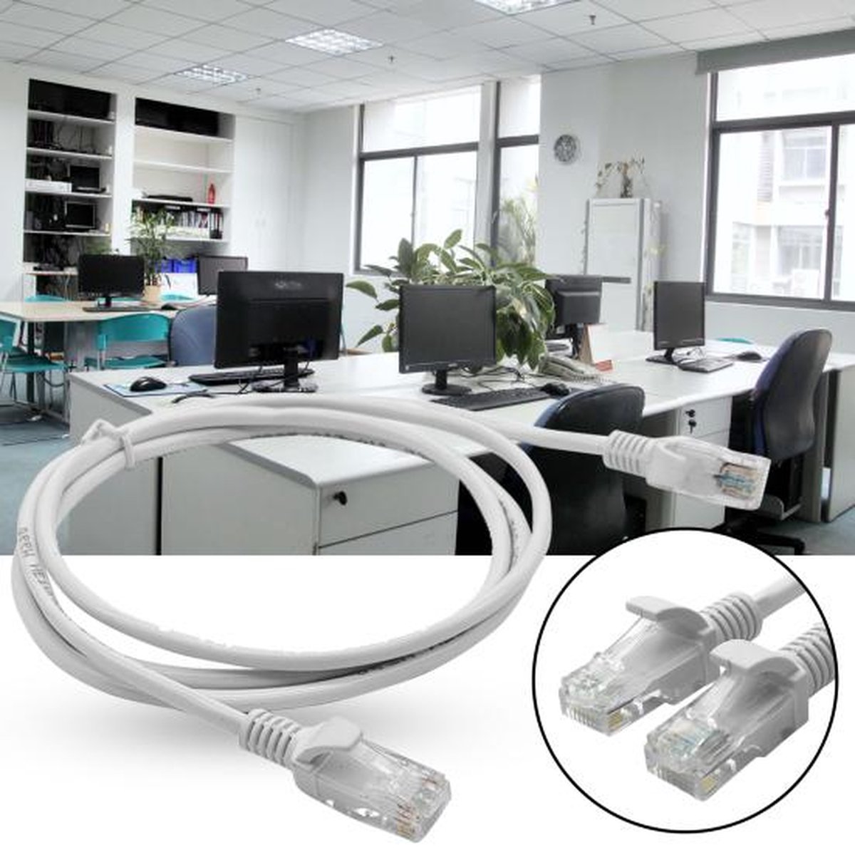 Internetkabel - 20 meter- CAT6 UTP kabel RJ45 / STP UTP Kabel / LAN Patch / Netwerkkabel / Internetkabels / Internet kabel / Internet / Kabel / Netwerk / Aansluiting / Verlengen / Laptop / Computer / Geschikt voor: Playstation / Ethernet