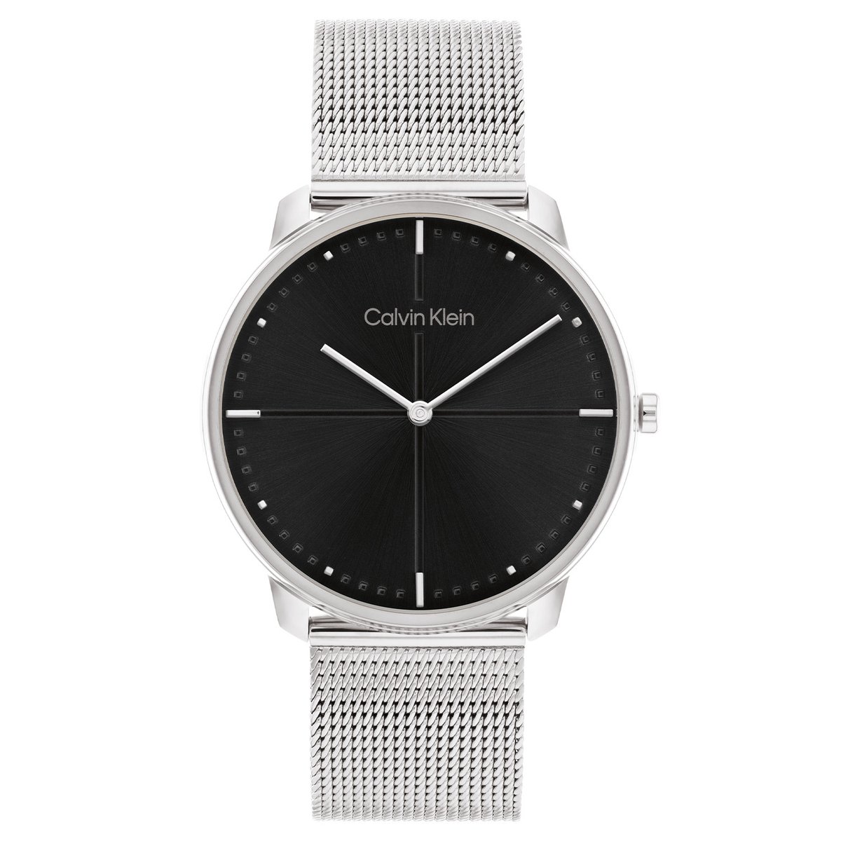 Calvin Klein CK25200152 Expression Heren Horloge - Mineraalglas - Staal - Zilver - Ø 40 mm - Quartz - Druksluiting - 3 ATM (spatwater)