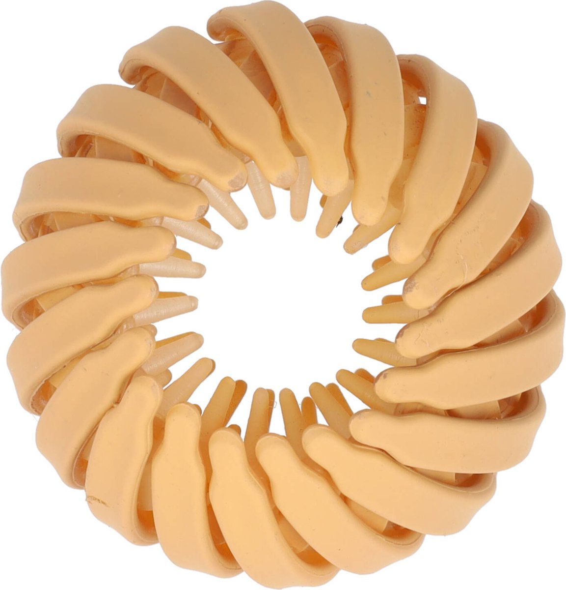 Haarsoires Haarspeld Haarklem – Vogelnest Knotklem – Kunststof – Beige