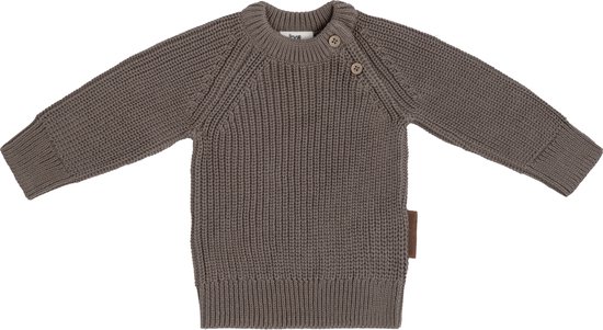 Baby's Only Sweater Soul - Moka - 74 - 100% coton écologique - GOTS