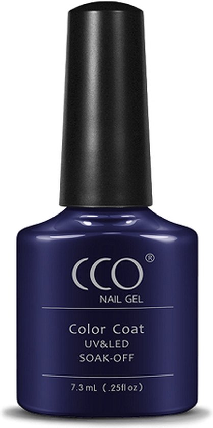 Vegan Shellac CCO Shellac - Gel Nagellak - kleur The Lone Star 68003 - BlauwPaars ...