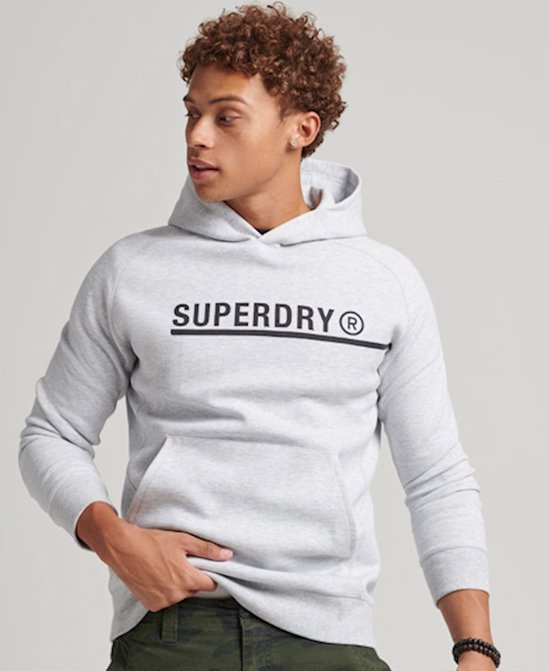 Superdry Heren Trui Code Tech hoodie met grafische print