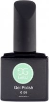 Gelzz Gellak - Gel Nagellak - kleur Acacia Pastel G158 - Groen - Dekkend in 3 lagen - 10ml - Vegan