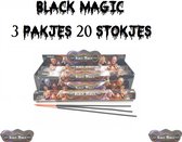 Wierook Black Magic - 3 pakjes â 20 stokjes