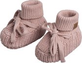 Baby's Only chaussons teddy Soul - Vieux Rose - 0-3 mois - 100% coton écologique - GOTS