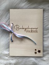 Invulboek babyshower - Babyshower - Baby - Gender reveal