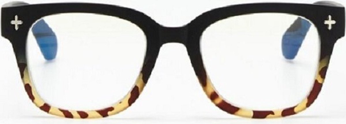 Okkia leesbril Johnny Zwart Havanna + 2.50