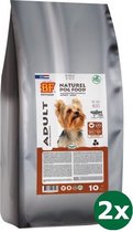 2x10 kg Biofood adult small breed hondenvoer