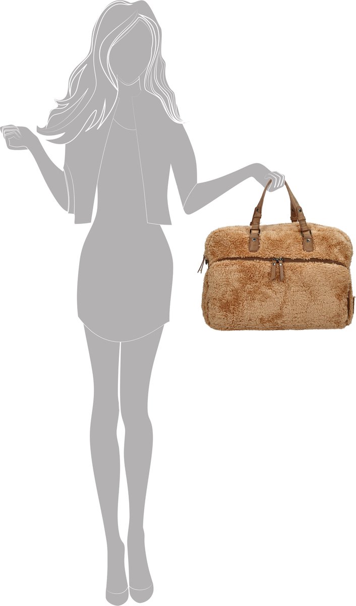 Enrico Benetti Teddy Luiertas / mombag / schoudertas 66655 - Camel – foto 3