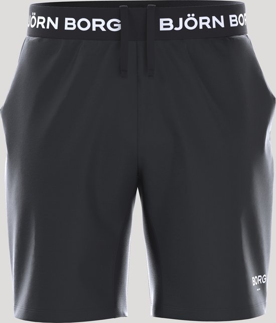 Björn Borg BB Logo Performance-  Short - Korte Broek - Bottom -Sport - Heren - Maat M - Zwart