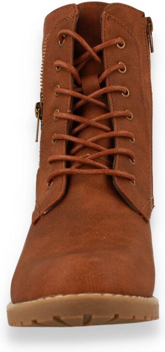 Bridge Footwear Bridge Dames Enkellaars Cognac COGNAC 39