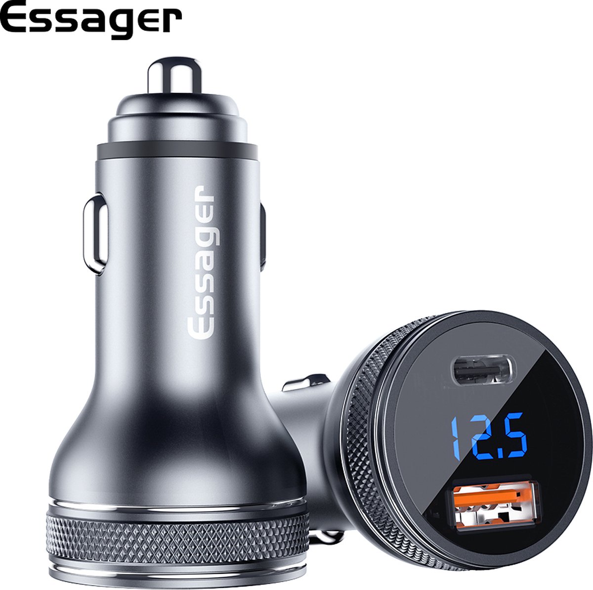 6-in-1 Autolader - 50W - 4x USB-A, 2x Sigarettenplug - Bestel nu