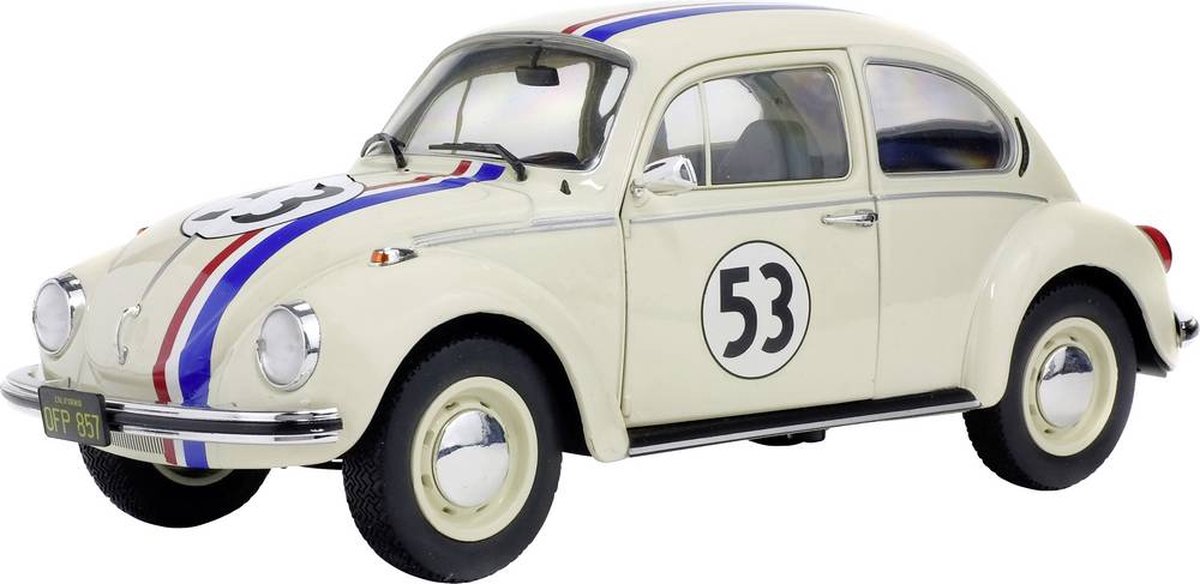 Vooruitgaan Pornografie natuurlijk Volkswagen Beetle Racer 53 Herbie - 1:18 - Solido | bol.com